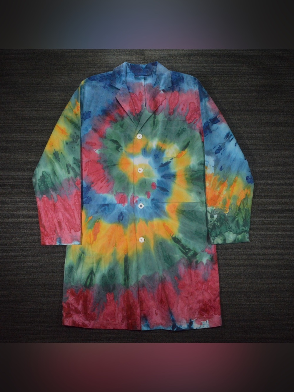 The Meridian Tie-Dye Duster Coat Size S